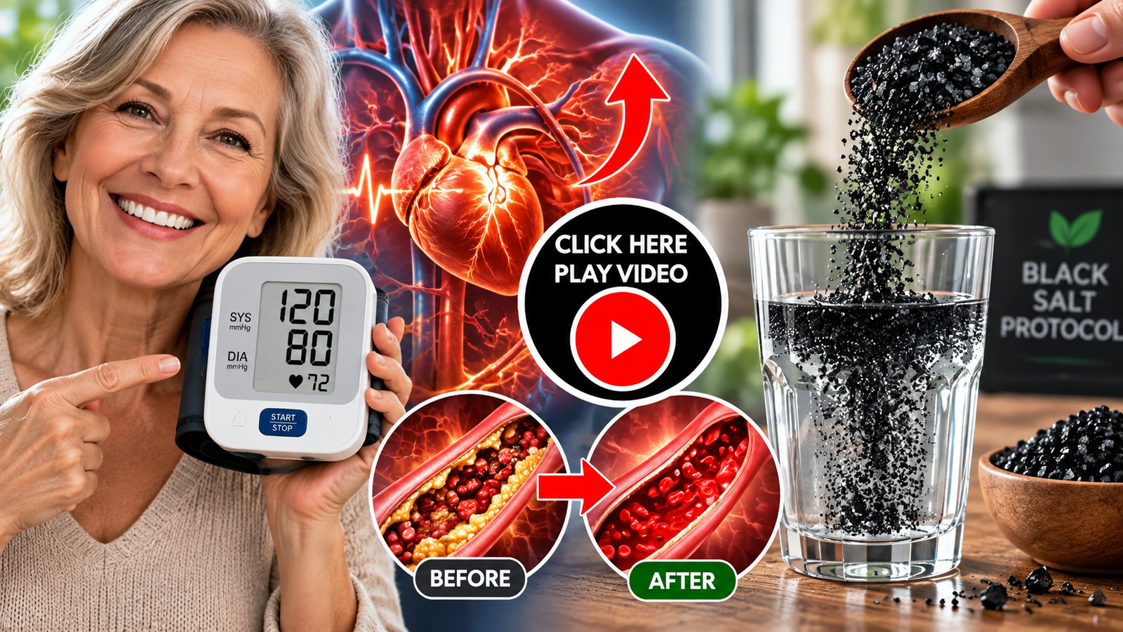Black Salt blood pressure video presentation